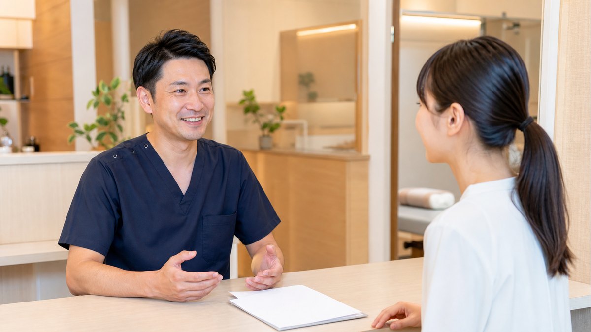 整体師の面接について相談する採用面談
