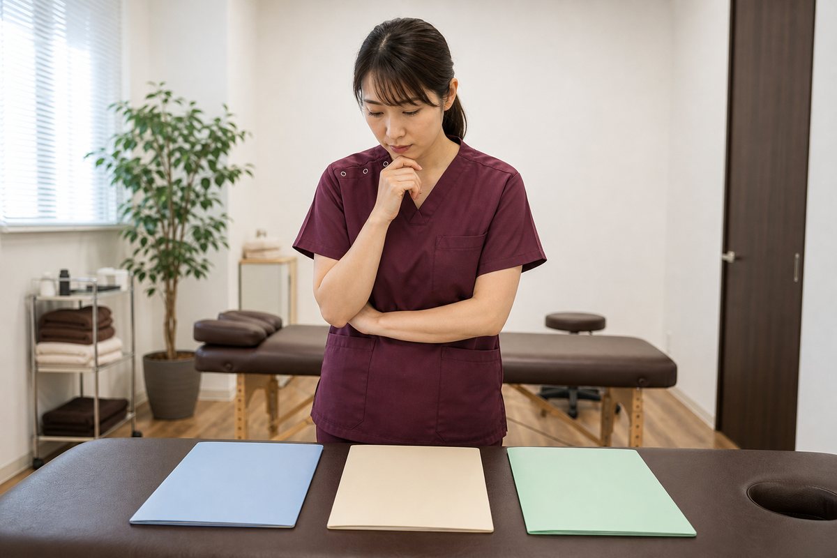 整体師の雇用形態を比較する施術者