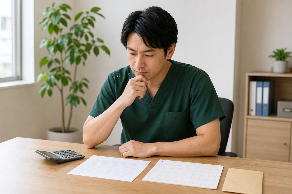 整体師正社員の給与と待遇を確認する施術者
