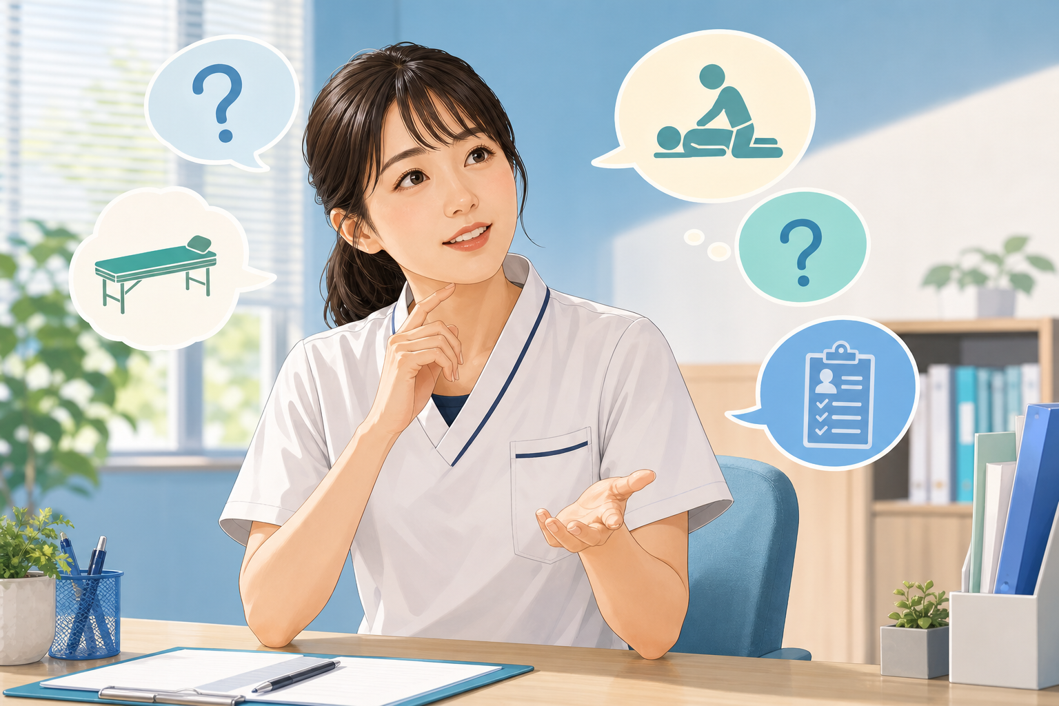 整骨院からの転職について疑問を整理する施術者