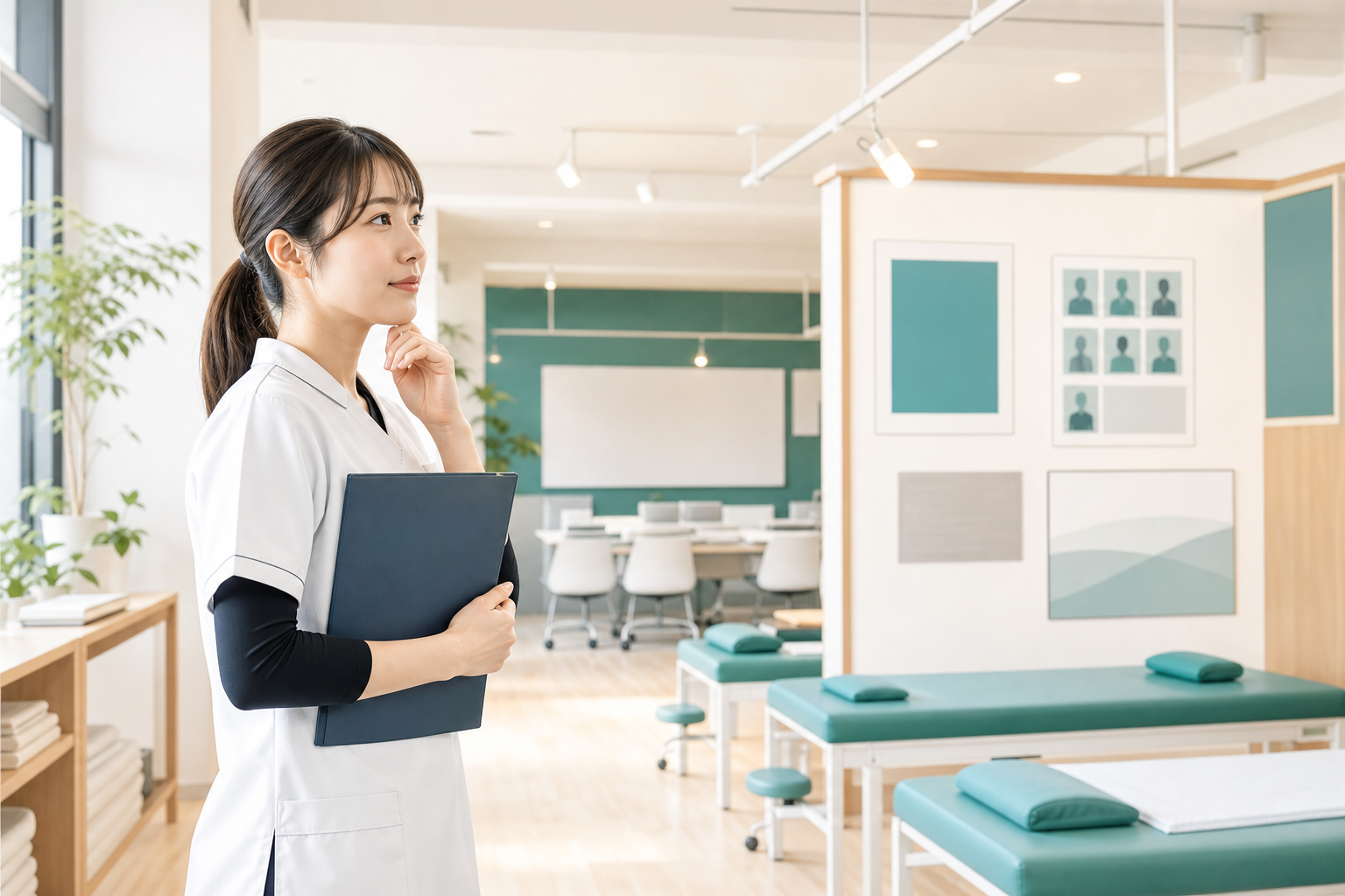 職場の研修や評価制度を確認して転職を考える施術者