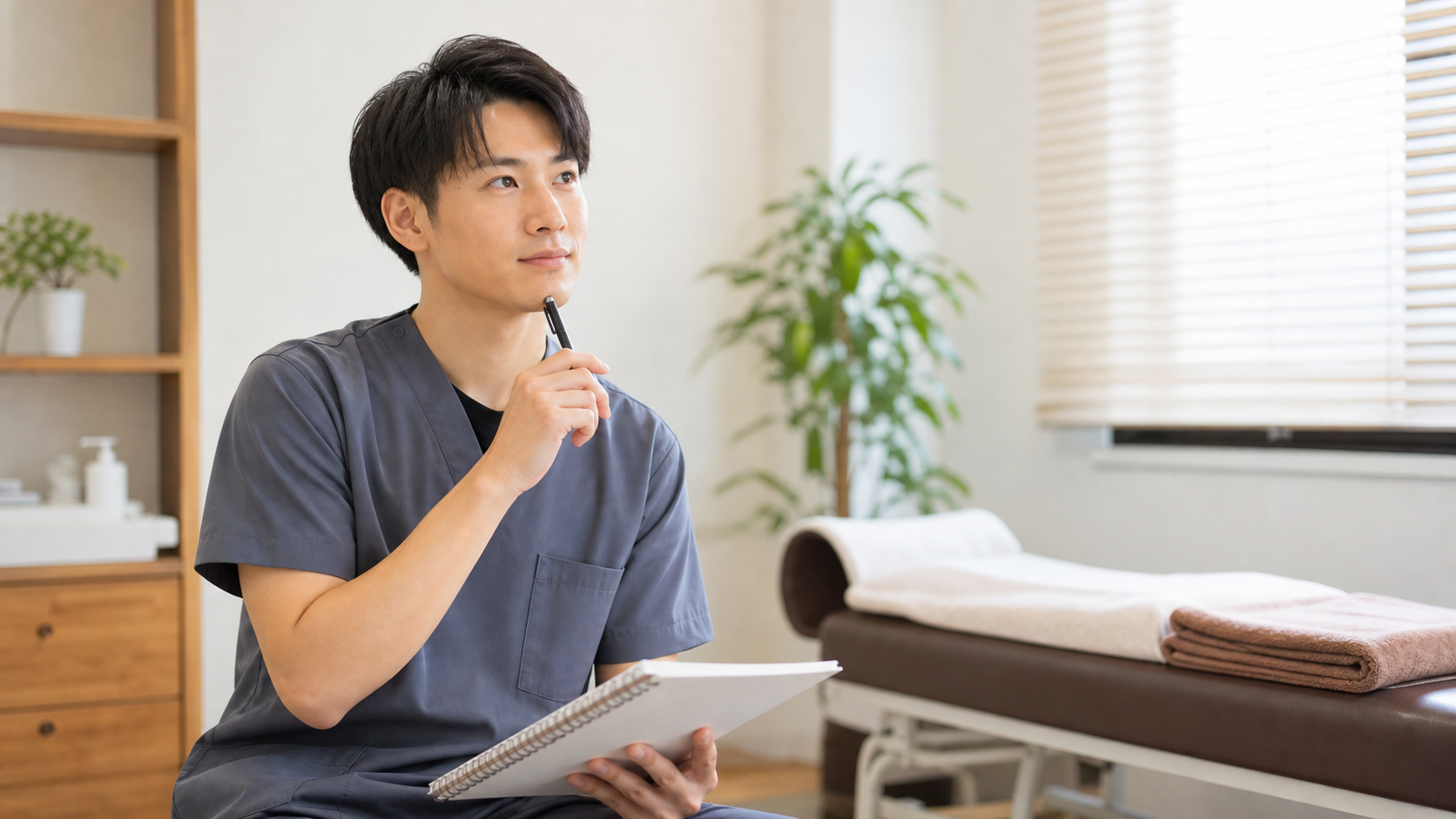 整体師未経験者が不安を整理しながら前向きに学ぶ様子