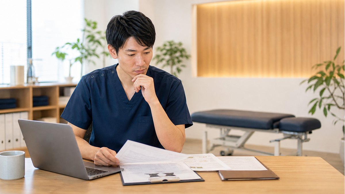 整体師と国家資格職の違いを比較するイメージ