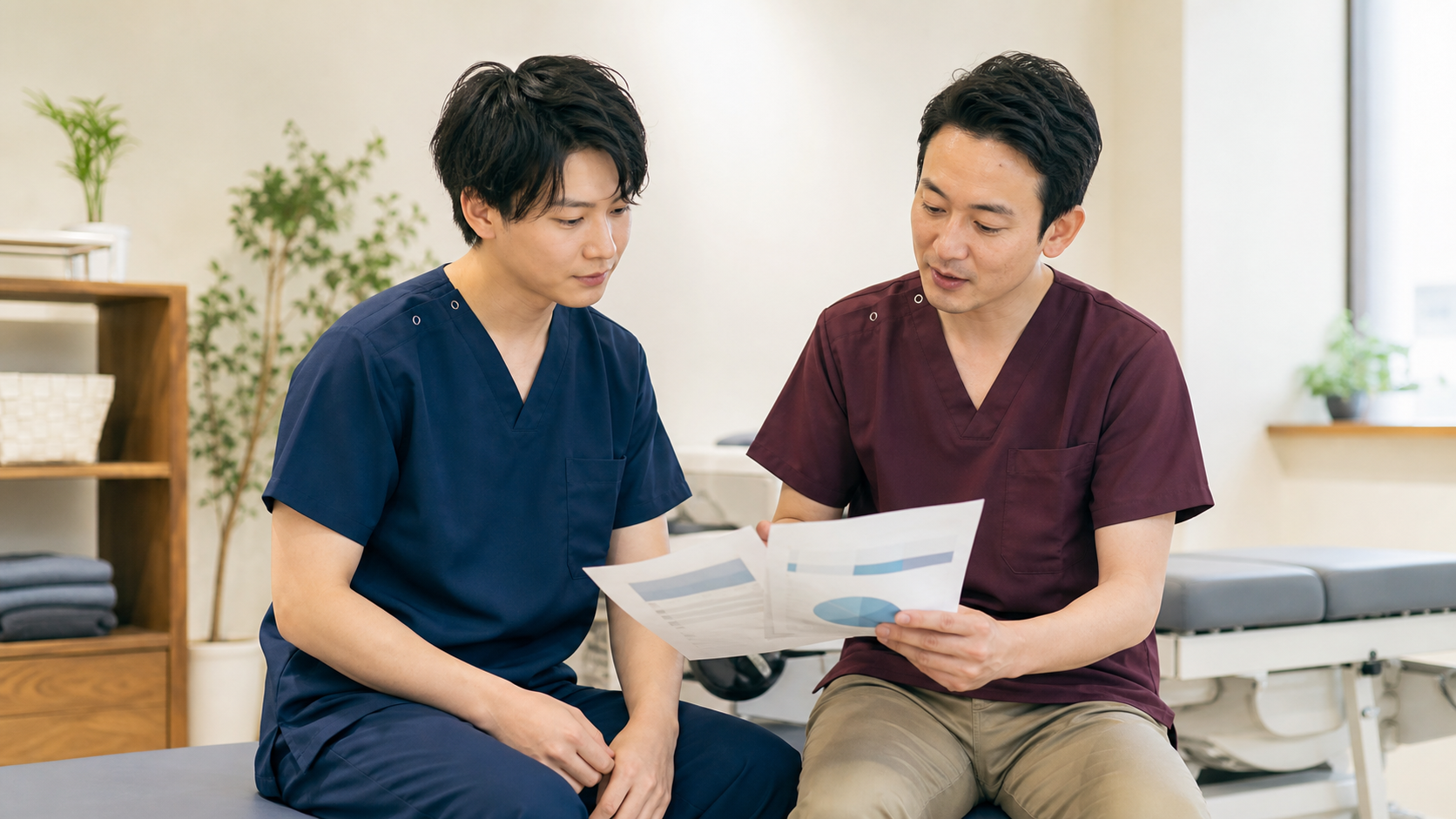 未経験から整体師を目指すための研修・求人風景