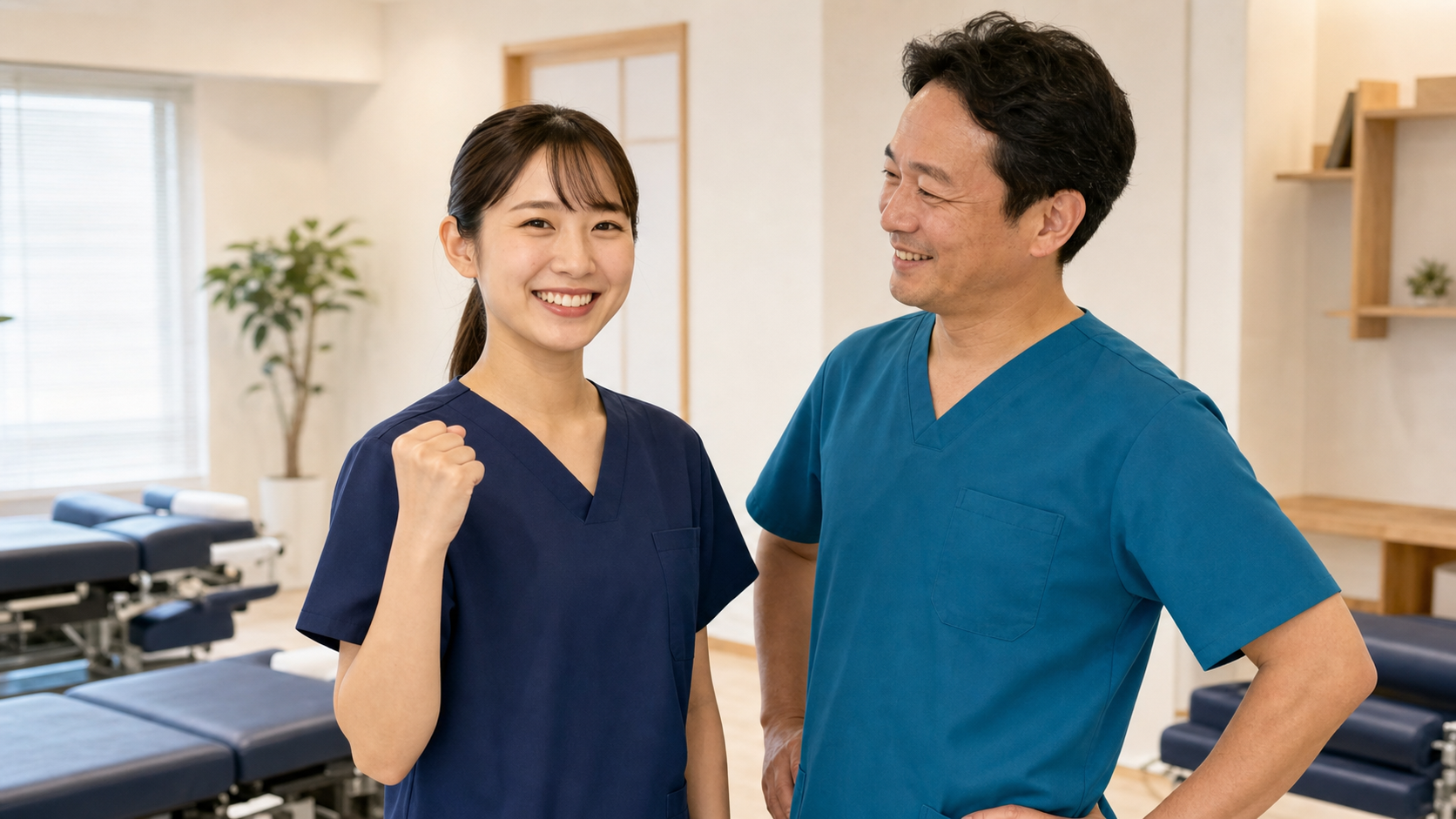 未経験から整体師を目指すための研修・求人風景