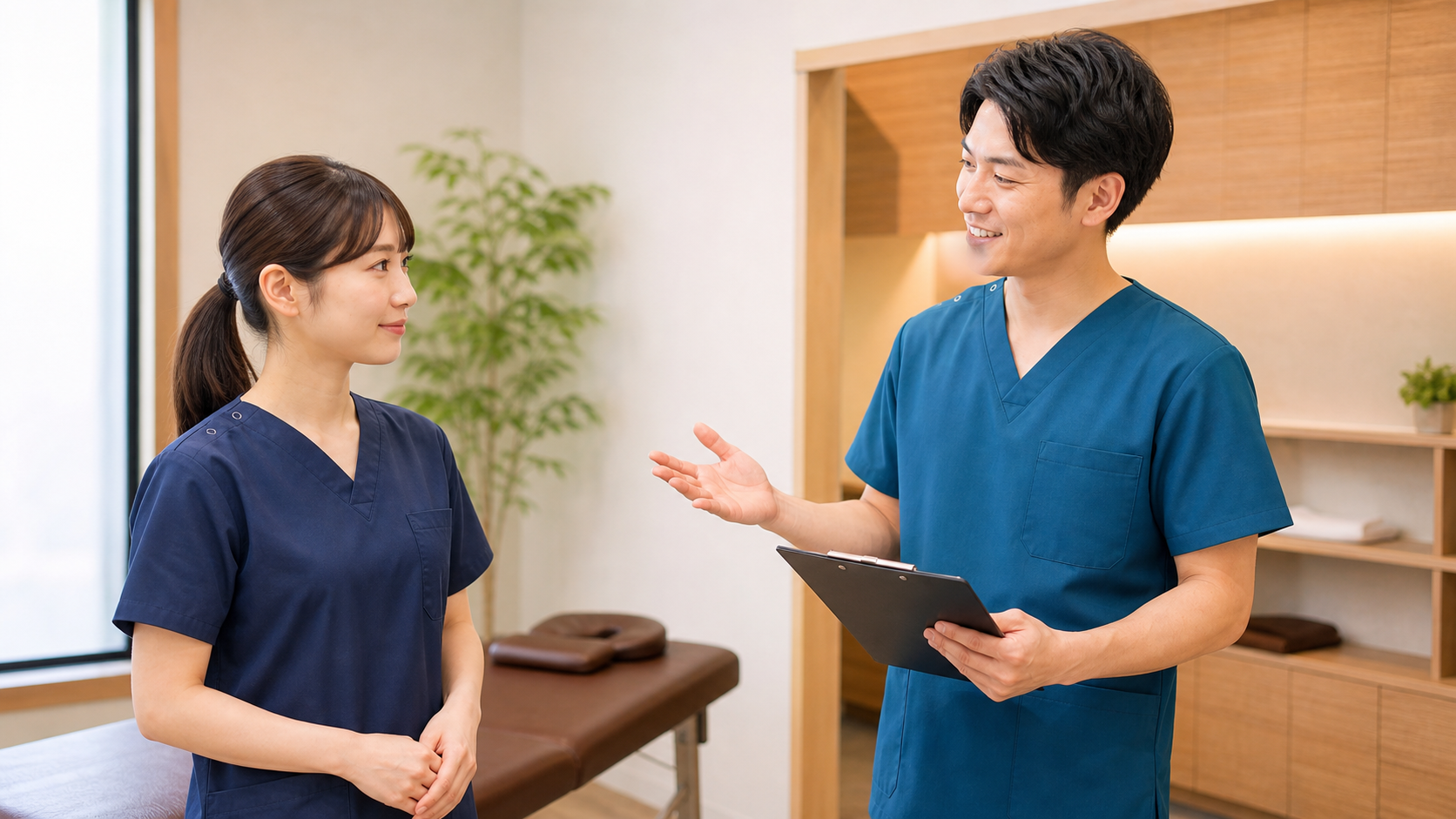 未経験から整体師を目指す研修・求人風景