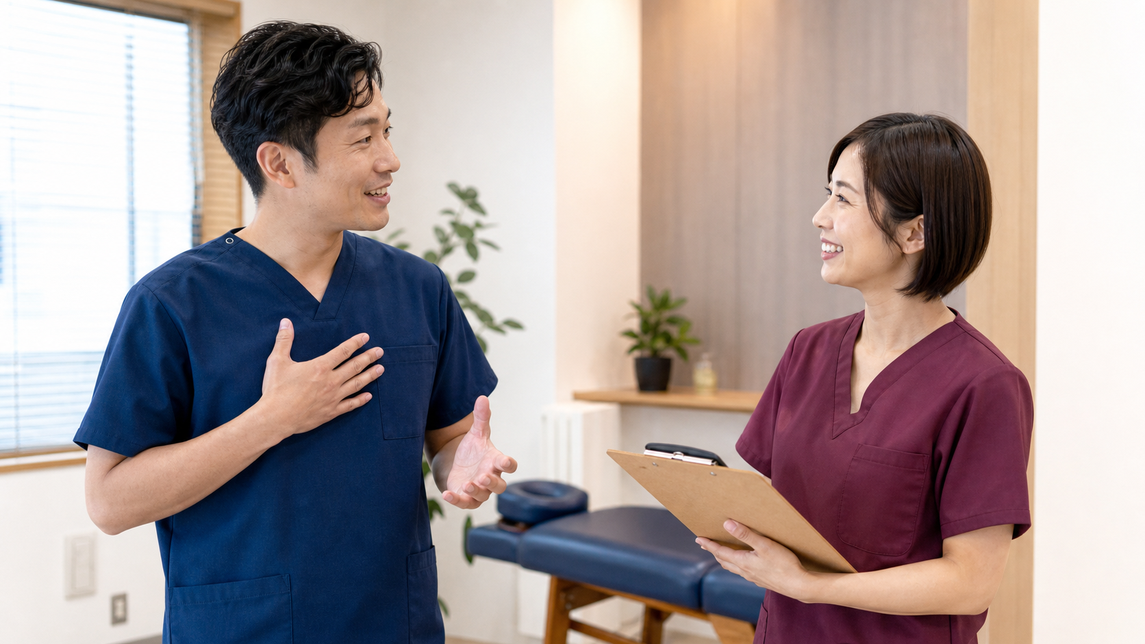 未経験から整体師を目指すための研修・求人風景