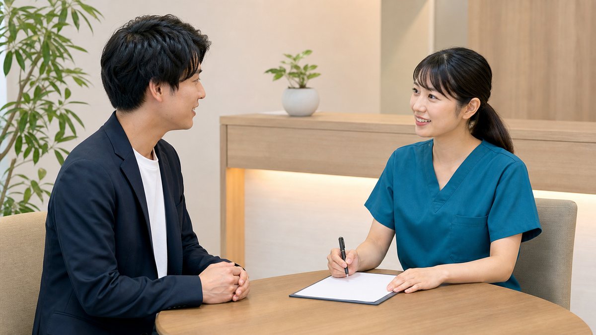 無資格未経験から整体師を目指す採用面談