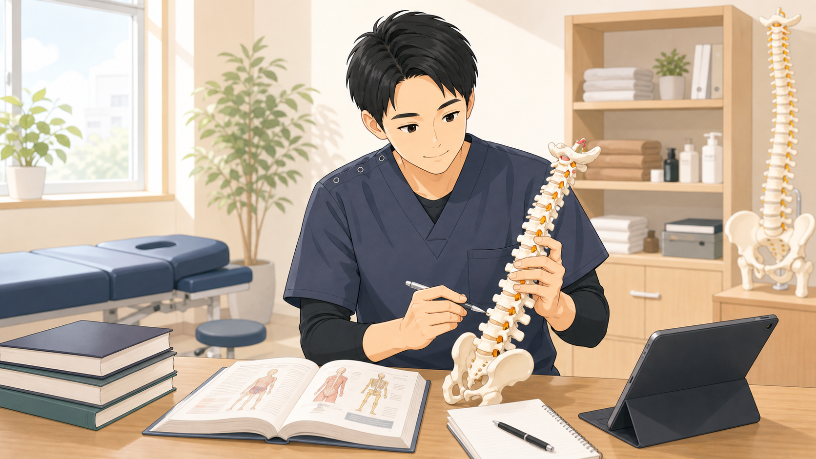 CUREPROで給料をもらいながら技術を体系的に学ぶイラスト