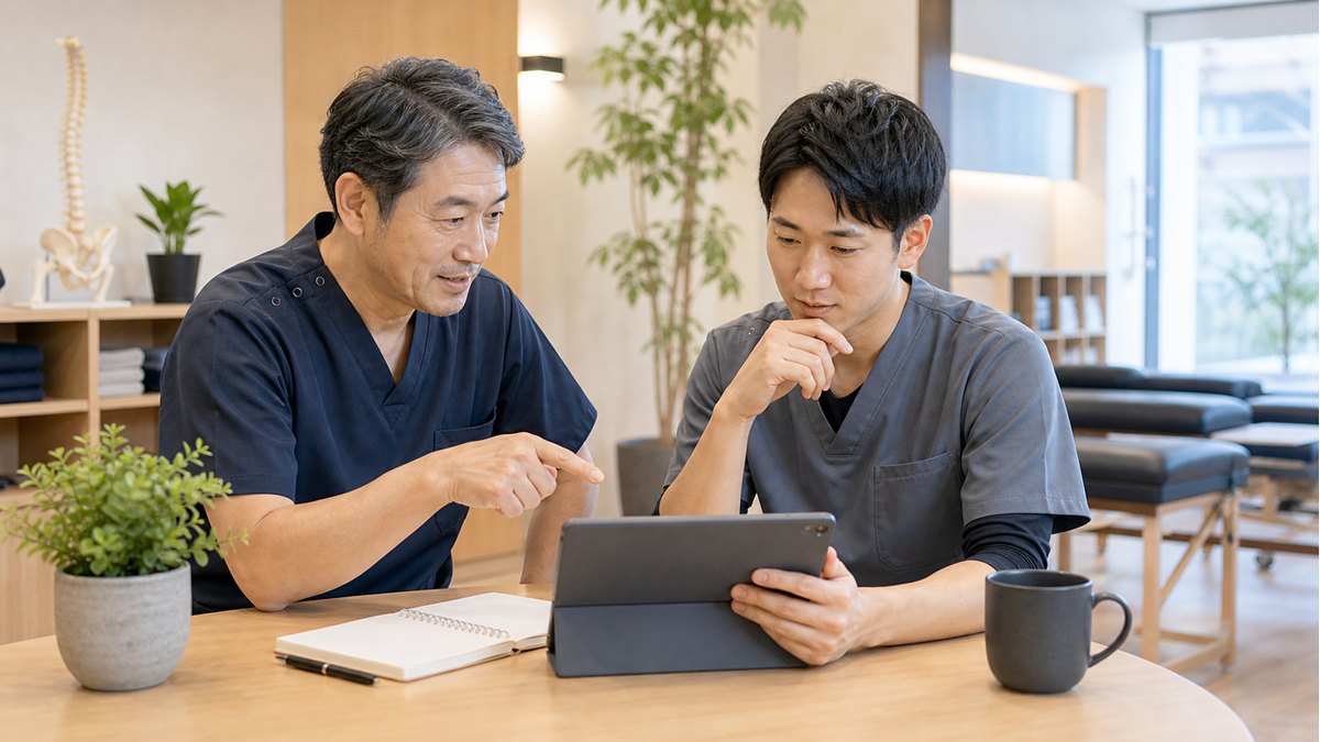 整体師求人を三年後のキャリアから逆算して考える場面