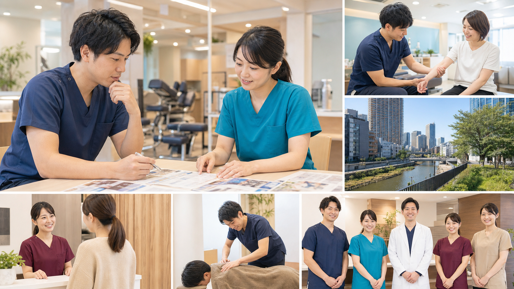 埼玉の整体師正社員求人に関する施術・研修風景