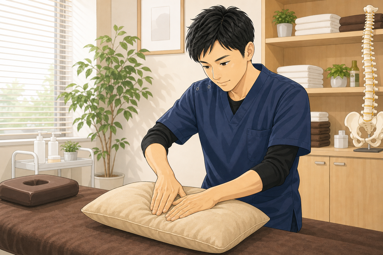 CUREPROで技術の価値を高める施術者のイラスト