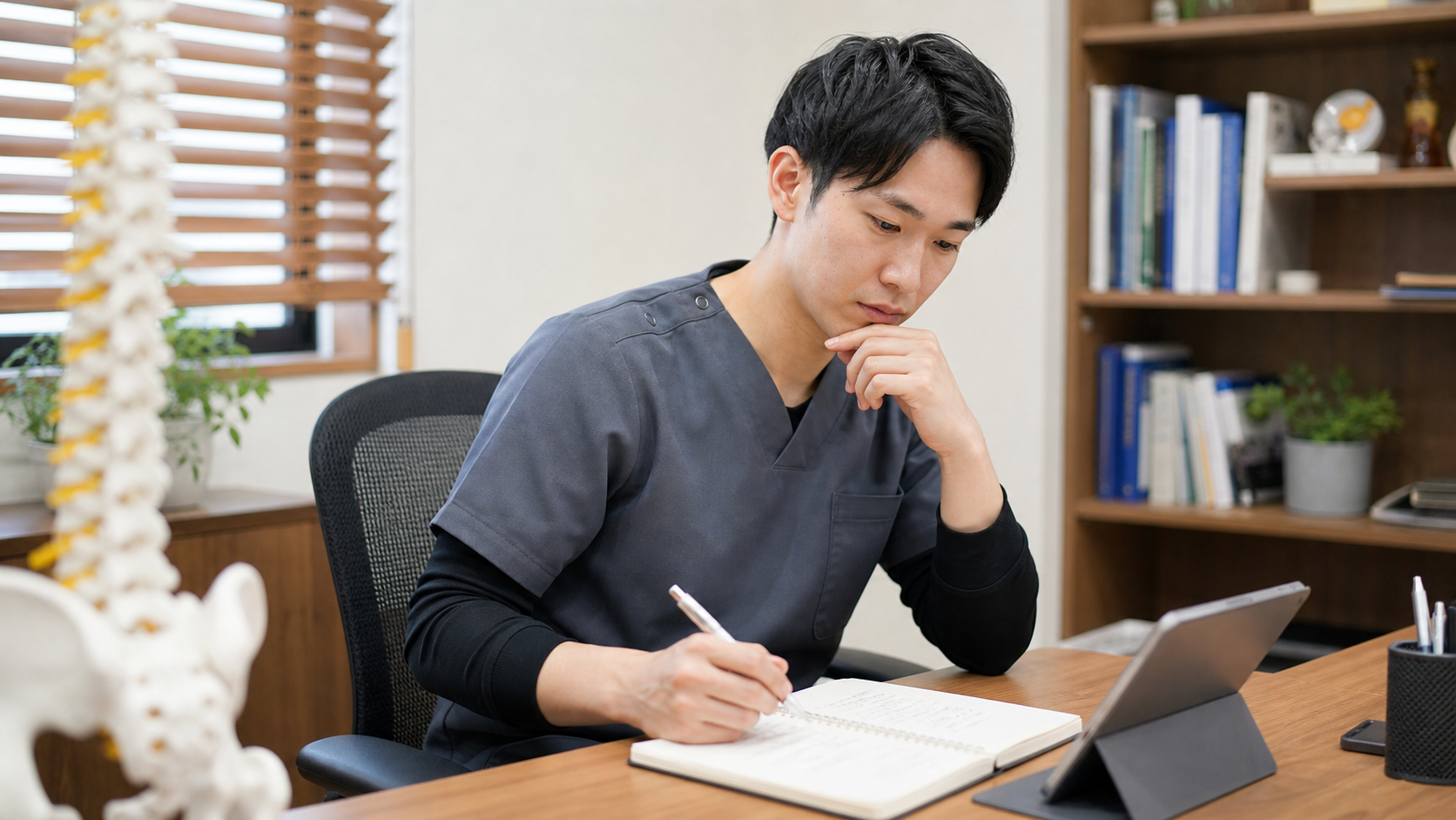 本業の就業規則を確認するイラスト