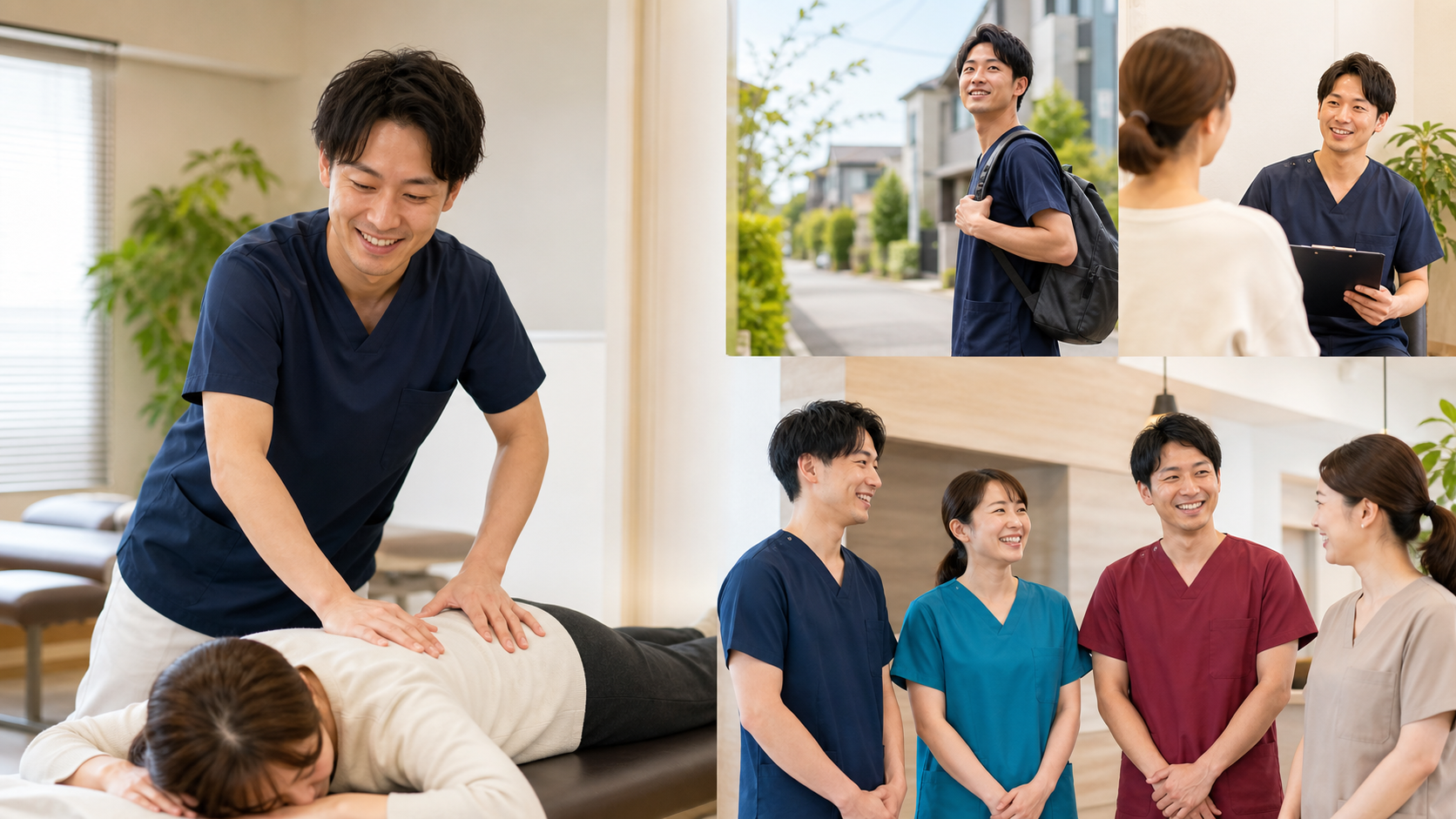 埼玉の整体師求人に関する施術・研修風景
