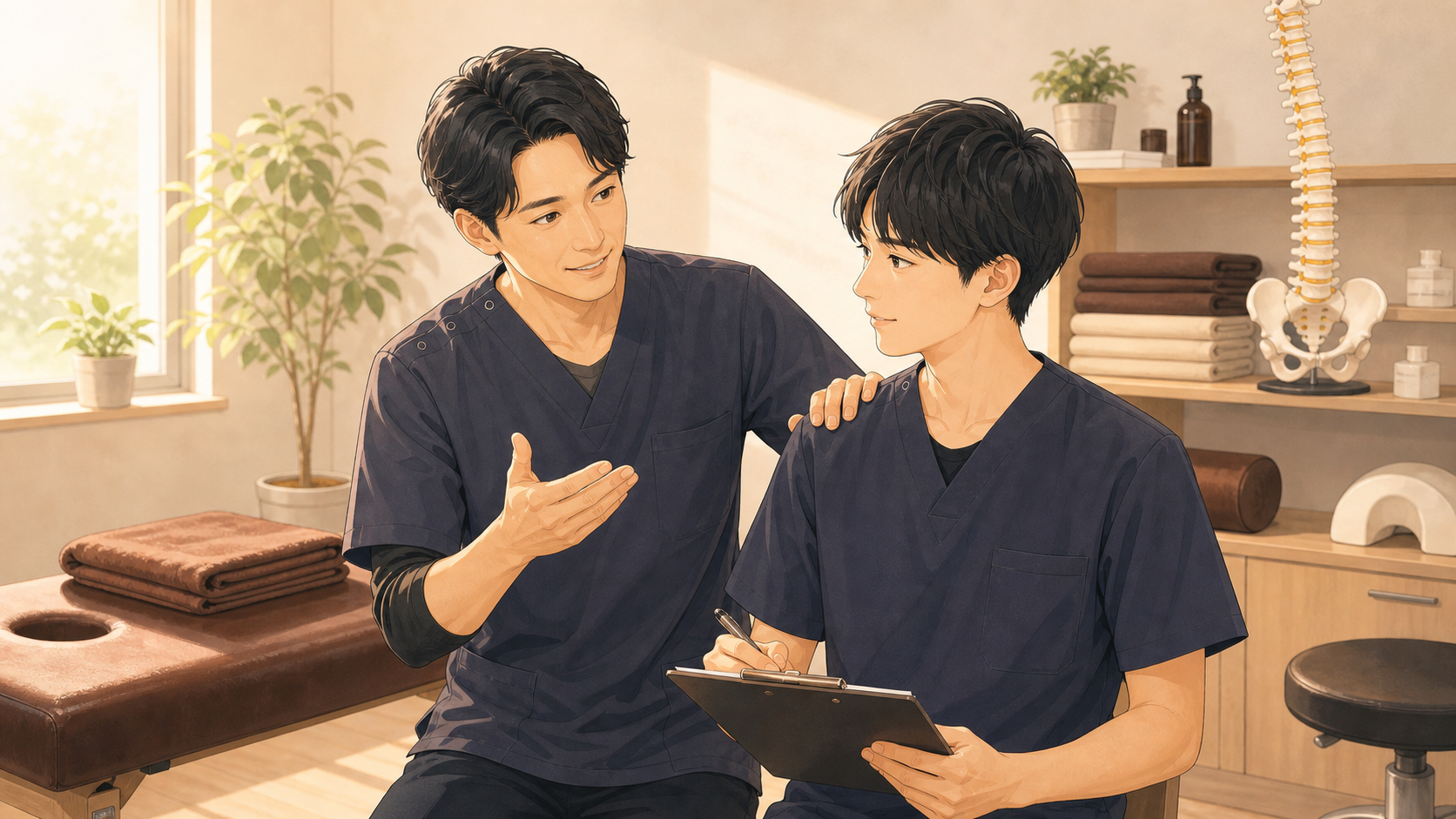 CUREPROで努力が評価と成長につながるイラスト