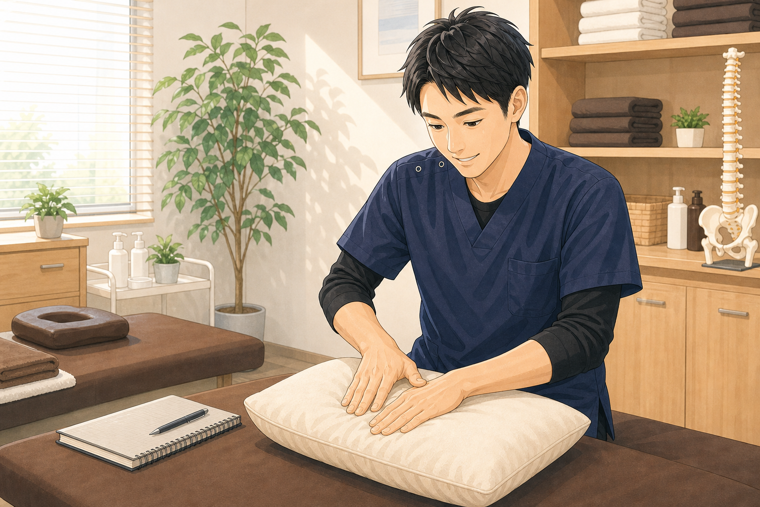 CUREPROで知識と実技を体系的に学ぶイラスト