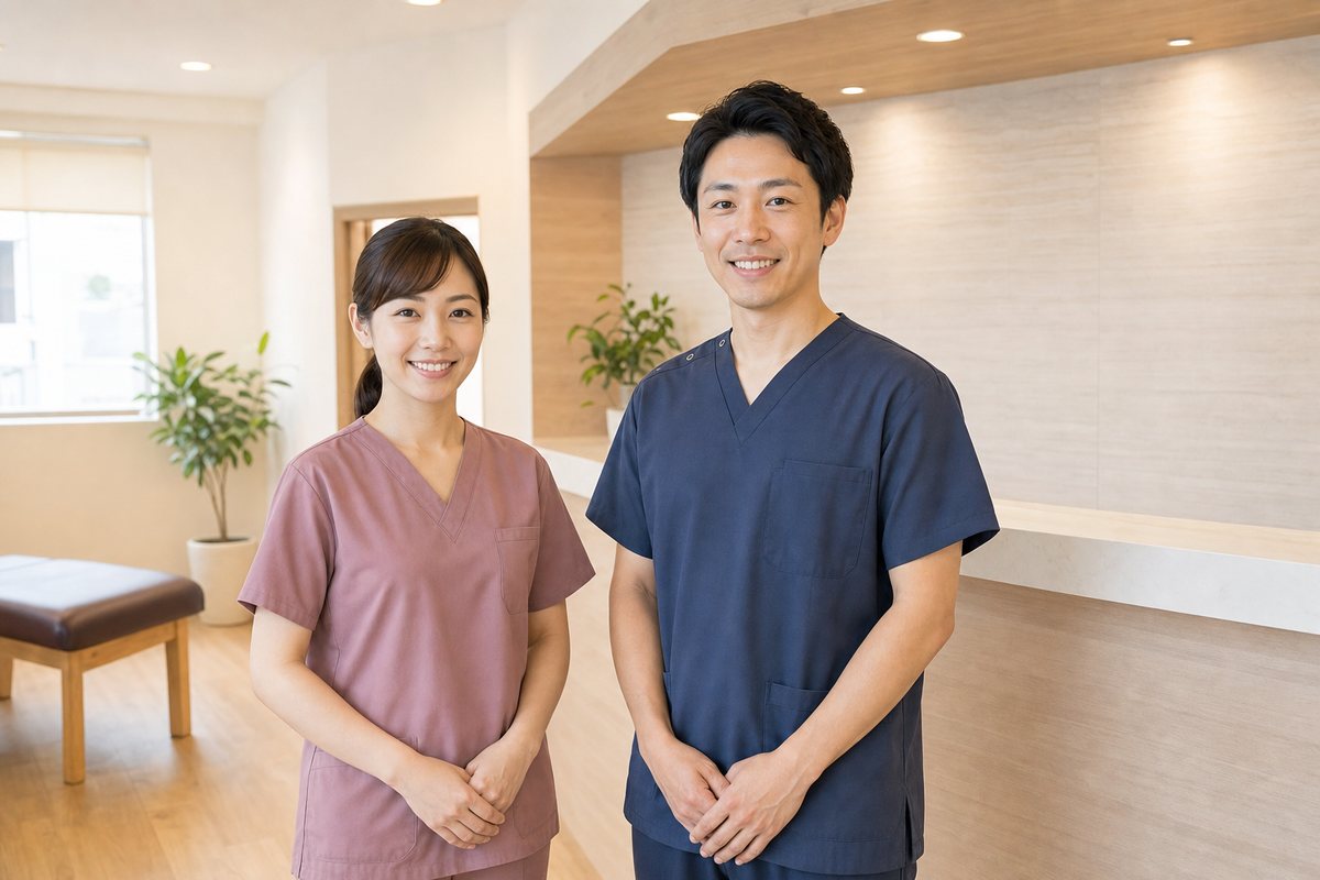 信頼できる整体院で働く施術スタッフ