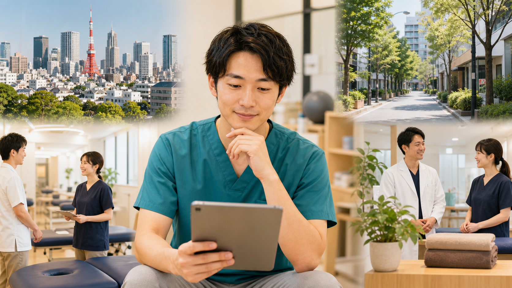 東京の整骨院求人市場を調べる施術者