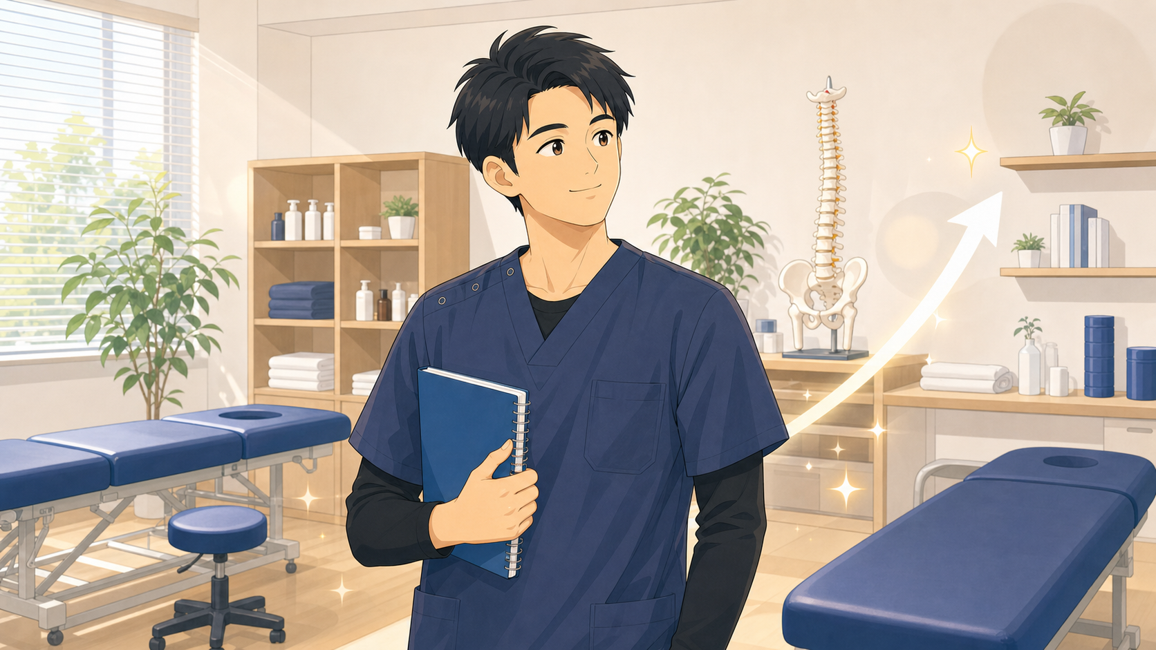 CUREPROのような支援ある環境できつさを減らすイラスト